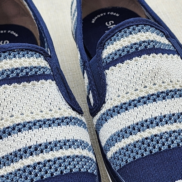 Sperry Women's Seaside Striped Knit Slip On Sneaker - 8.5 - Picture 5 of 9